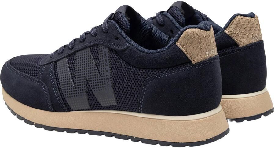 Woden Ydun Icon II leren sneakers donkerblauw - Foto 3