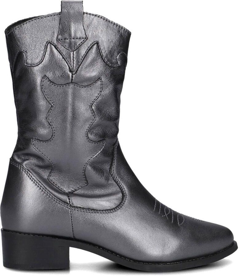 Wysh Winnie Laarzen Leatherlook Meisjes Zilver - Foto 2