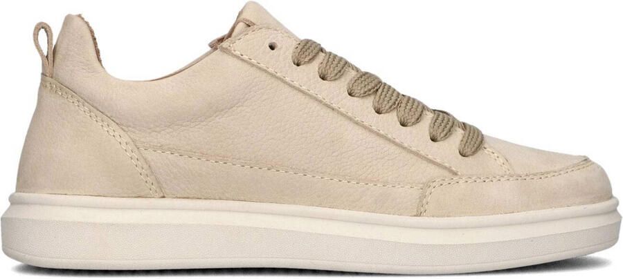 Wysh Cillian Sneakers Jongens Leren Sneaker Beige