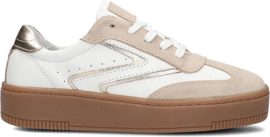 Wysh Dasha Sneakers Meisjes Leren Sneaker Beige