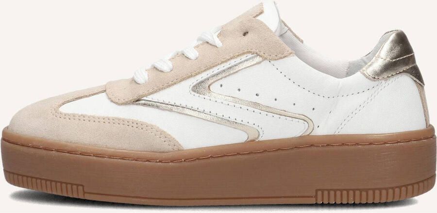 Wysh Dasha Sneakers Meisjes Leren Sneaker Beige - Foto 3