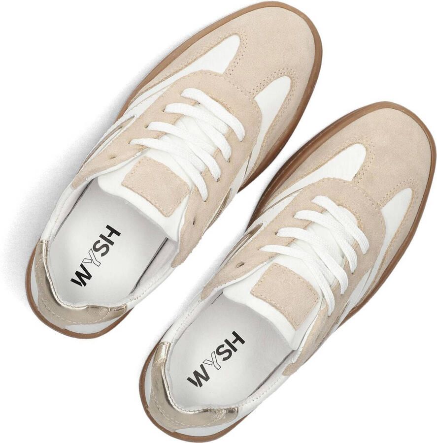 Wysh Dasha Sneakers Meisjes Leren Sneaker Beige - Foto 2