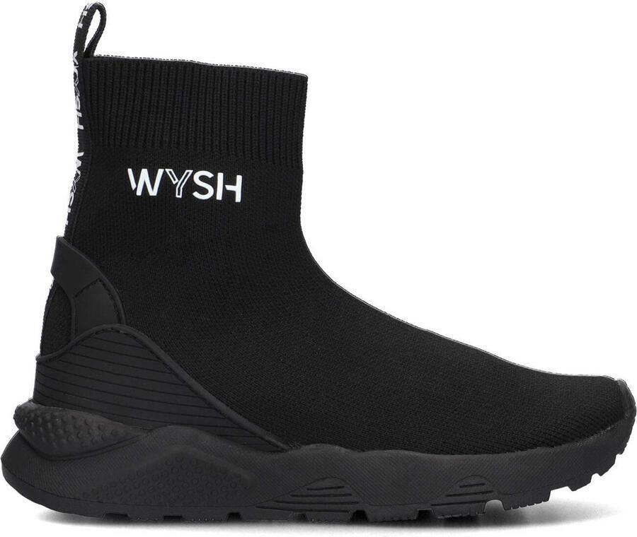 Wysh Jaime Hoge sneakers Jongens Kids Zwart