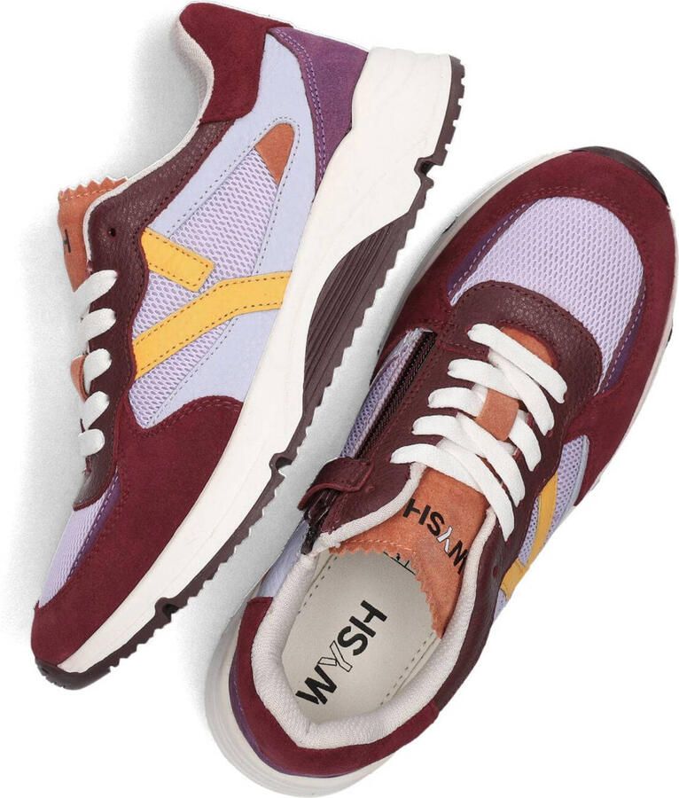 Wysh Jennifer Lage sneakers Leren Sneaker Meisjes Paars - Foto 2