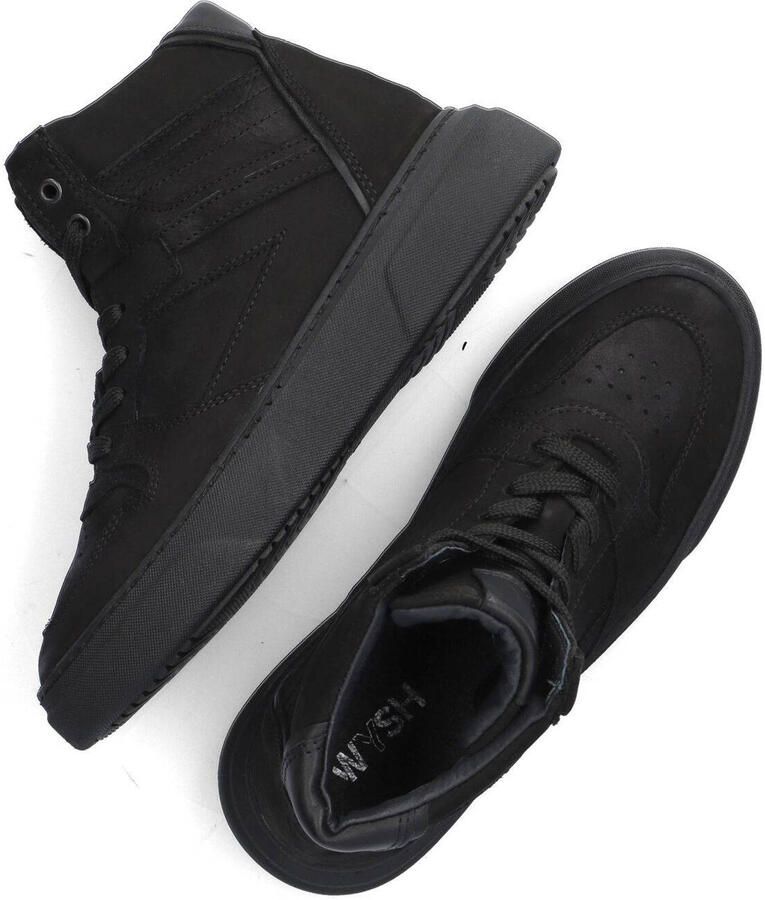 Wysh Lewis Hoge sneakers Jongens Kids Zwart - Foto 4