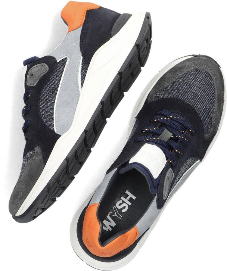 Wysh Pierre Lage sneakers Jongens Kids Blauw - Foto 3