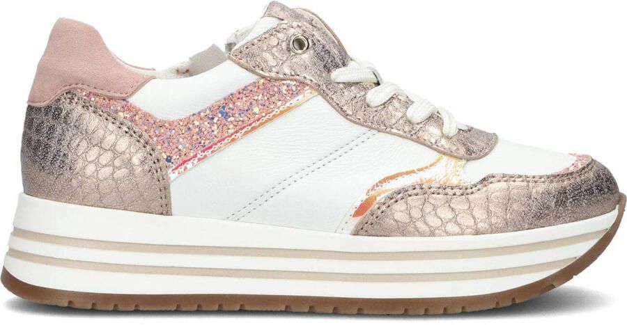 Wysh Wendy B Lage sneakers Leren Sneaker Meisjes Kids Roze - Foto 2
