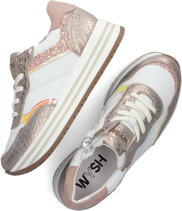 Wysh Wendy B Lage sneakers Leren Sneaker Meisjes Kids Roze - Foto 3