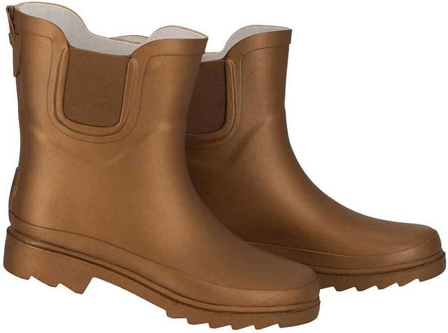 XQ Chelsea regenlaarzen Metallic