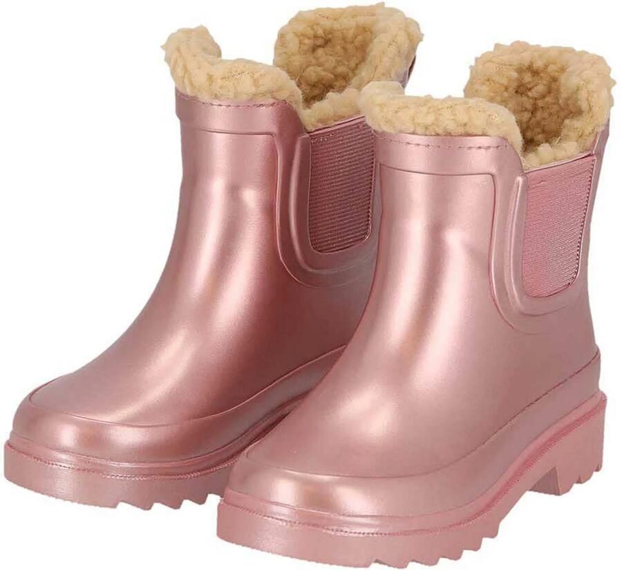 XQ Chelsea regenlaarzen Unisex Fake Fur voering