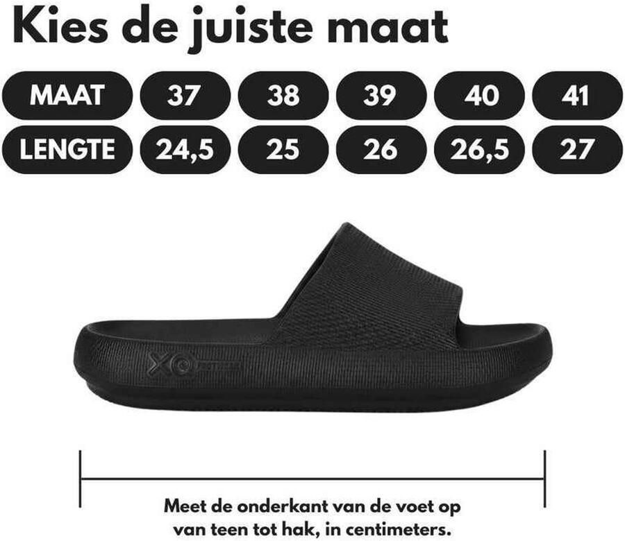 Morethansocks Flops dames t m 41 Badslippers dames Lichtgewicht Slippers dames Ergonomisch voetbed - Foto 2