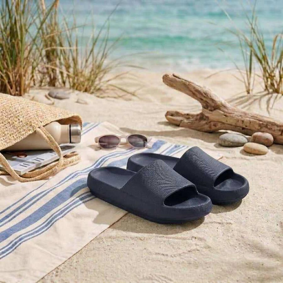 Morethansocks Flops heren t m 45 Badslippers heren Lichtgewicht Slippers heren Ergonomisch voetbed - Foto 2