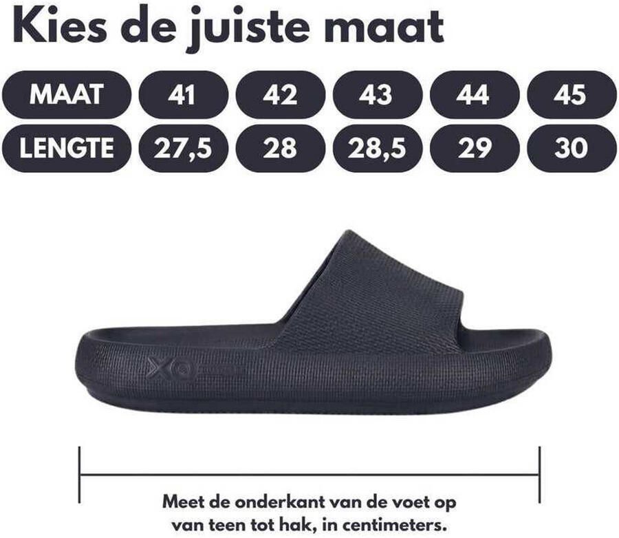 Morethansocks Flops heren t m 45 Badslippers heren Lichtgewicht Slippers heren Ergonomisch voetbed - Foto 3