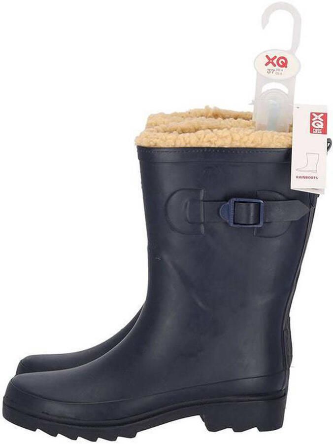 XQ Regenlaarzen Dames Fake Fur 100% Rubber - Foto 3