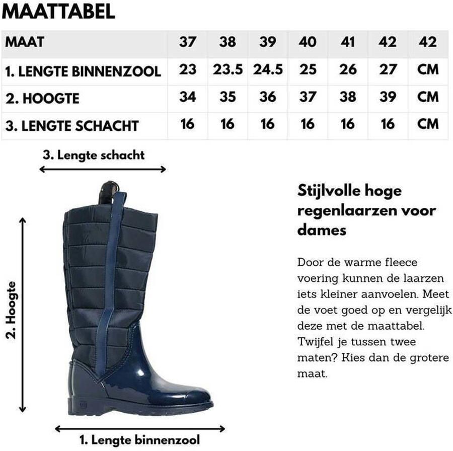 XQ Regenlaarzen Dames PVC - Foto 2
