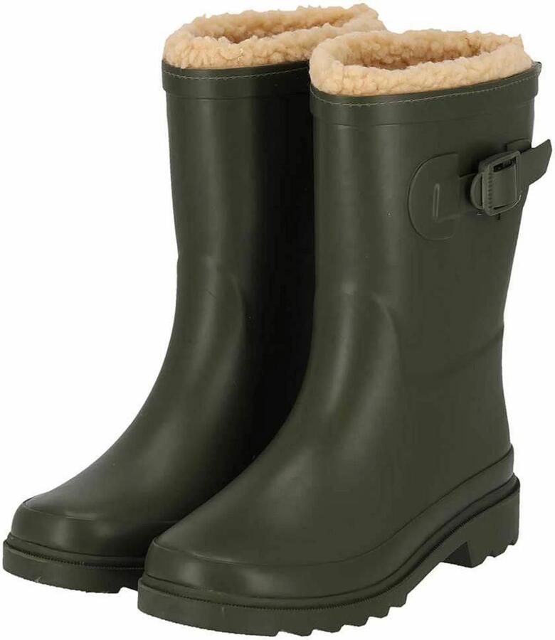 XQ Regenlaarzen kinderen Unisex Fake Fur voering