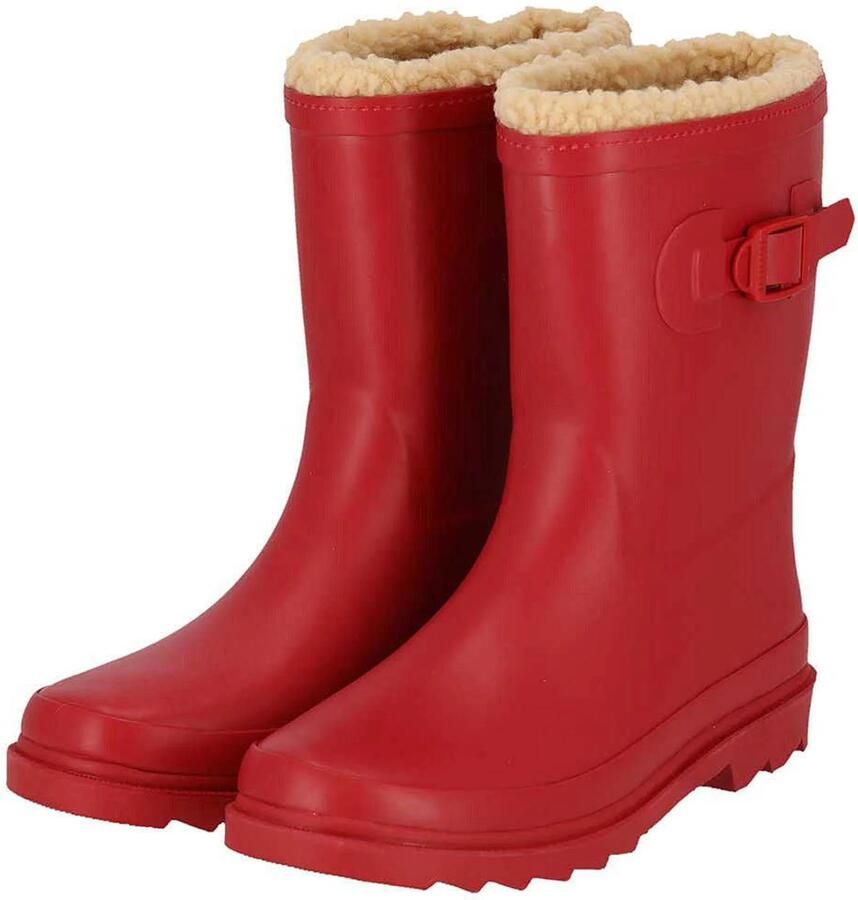 XQ Regenlaarzen kinderen Unisex Fake Fur voering