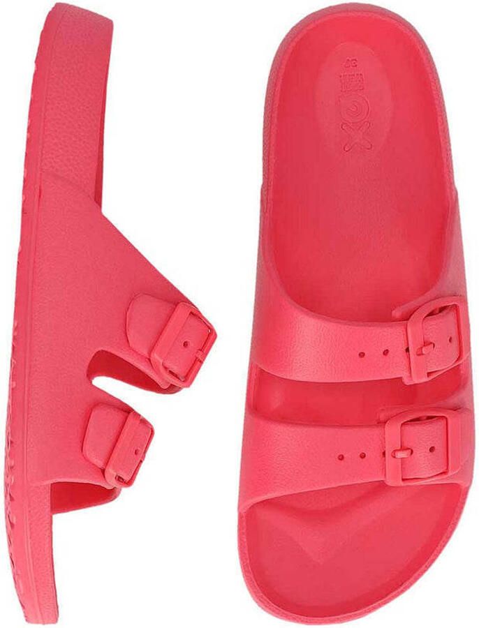 Morethansocks Sandalen dames Gespsluiting Waterbestendig Slipper dames Sandalen lage hak dames Sandalen zomer - Foto 2