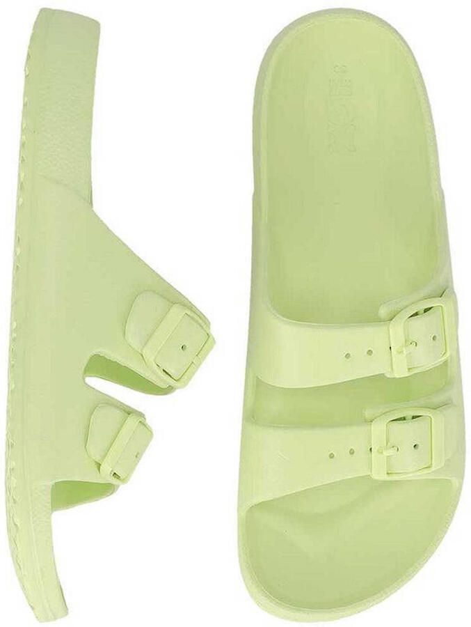Morethansocks Sandalen dames Gespsluiting Waterbestendig Slipper dames Sandalen lage hak dames Sandalen zomer - Foto 2