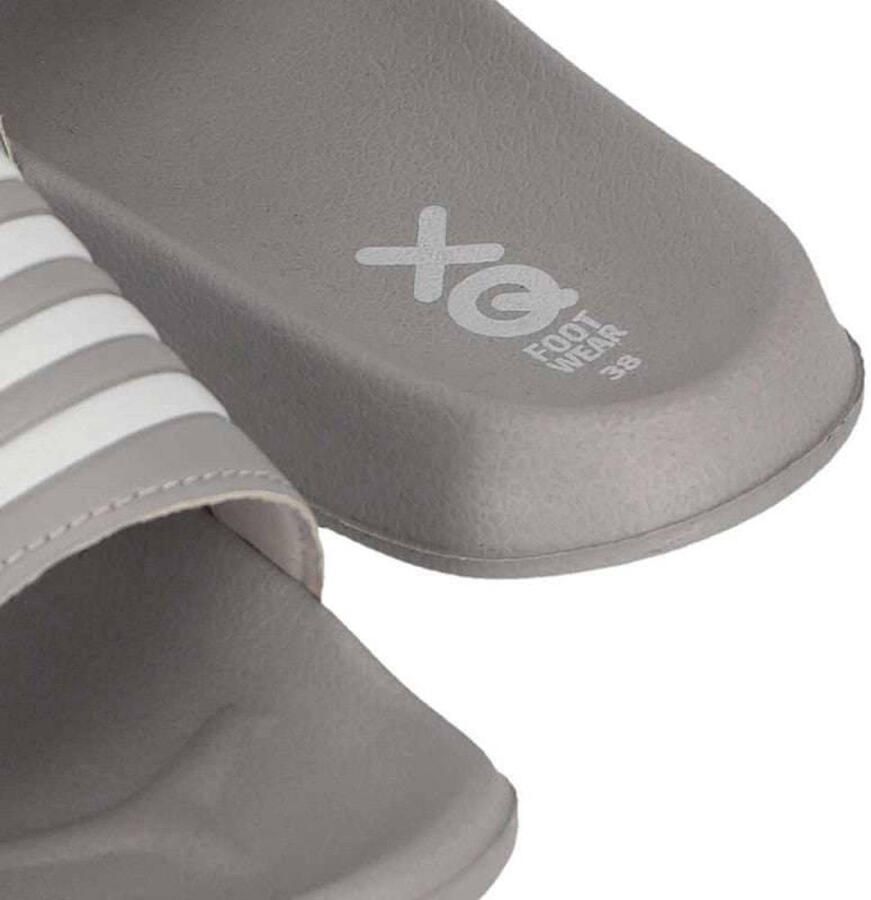 XQ Footwear XQ Slippers Dames Stripes Zwart Badslippers dames Gevormd voetbed - Foto 2