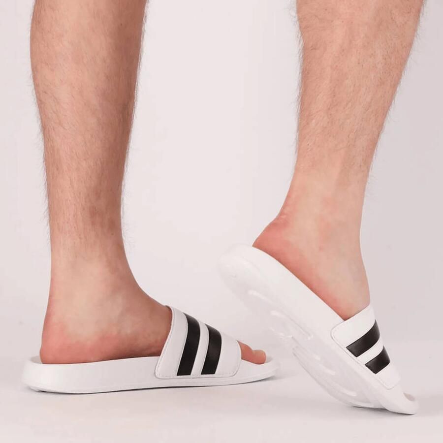 XQ Footwear XQ Slippers Heren Stripes Kobalt Blauw Badslippers heren - Foto 2