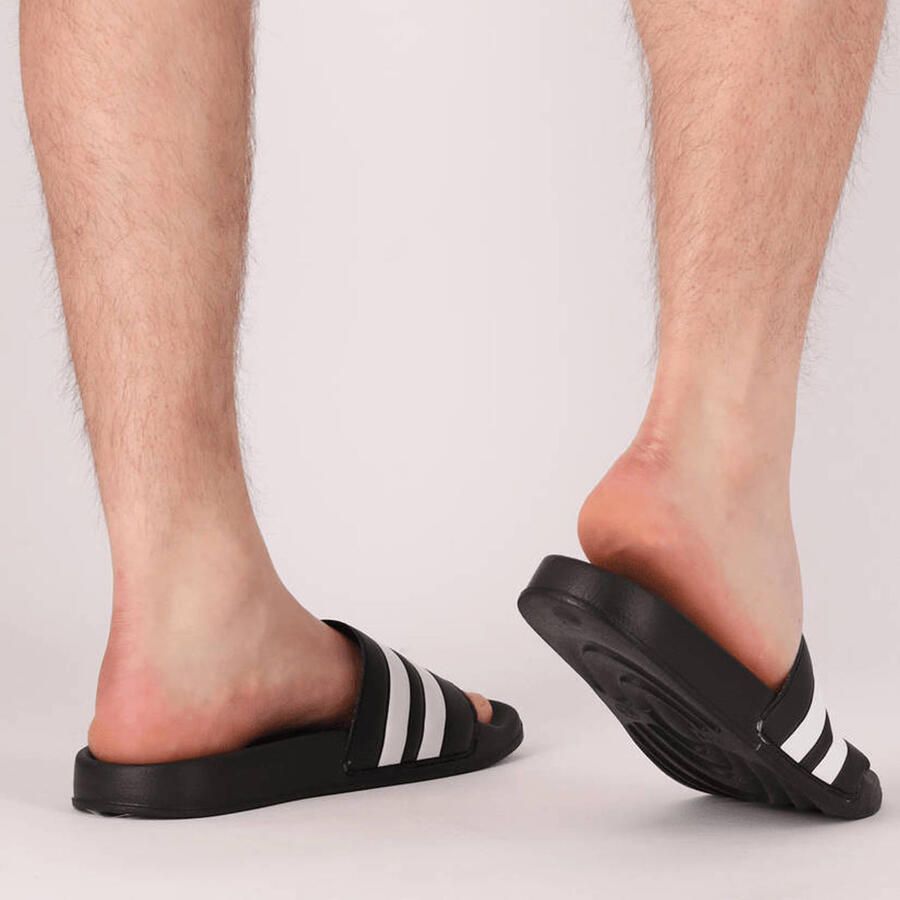 XQ Footwear XQ Slippers Heren Stripes Wit Zwart Badslippers - Foto 2