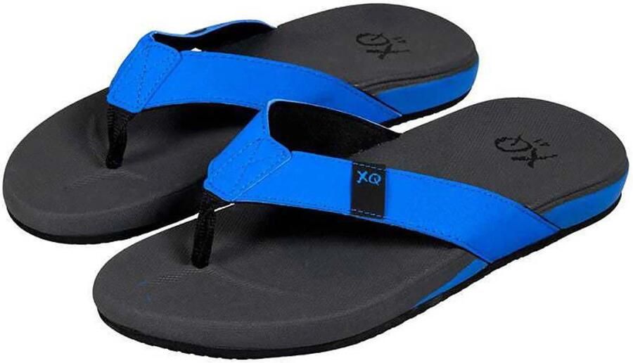 XQ Footwear XQ Teenslipper Heren Cushioned Grijs Blauw flip flops heren Slippers heren