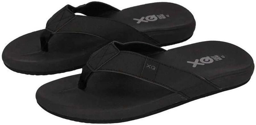XQ Footwear XQ Teenslipper Heren Cushioned Zwart flip flops heren Slippers heren