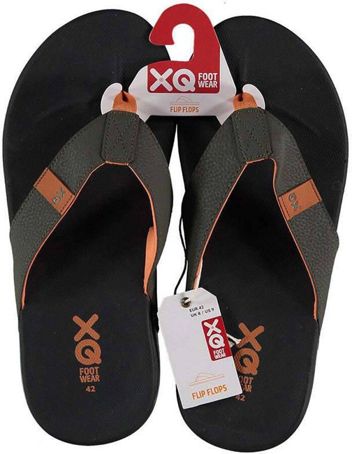 XQ Footwear XQ Teenslipper Heren Cushioned Grijs Blauw flip flops heren Slippers heren - Foto 4
