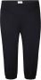 Zhenzi comfort fit regular waist broek zwart - Thumbnail 1