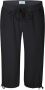 Zhenzi regular waist broek zwart - Thumbnail 1