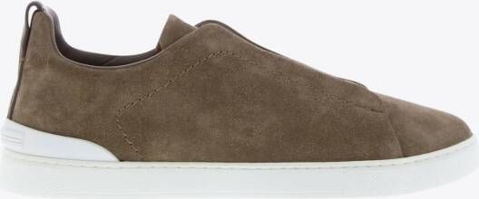 Zegna Sneaker Beige Daim