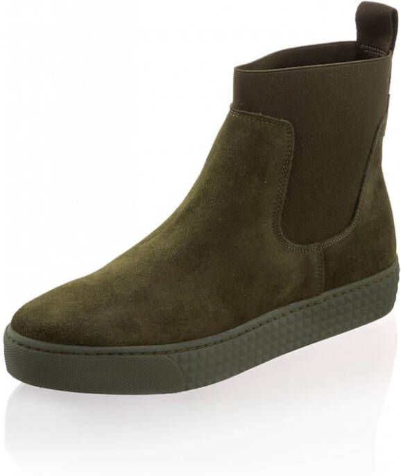 Alba moda Enkellaarsje in casual model Kaki