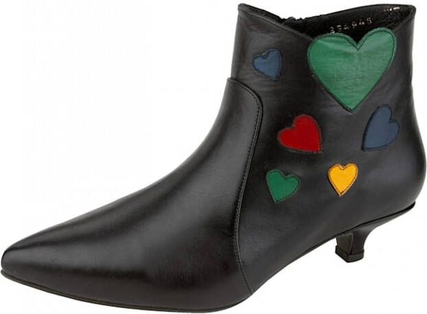 Gemini Ankle boot in puntig model Zwart Multicolor - Foto 1