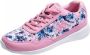 Kappa Sneaker met trendy bloemenprint Roze - Thumbnail 1