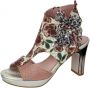 Laura vita Sandaaltje met zomerse openingen Roze Multicolor - Thumbnail 2