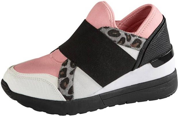 Liva Loop Sneaker met modieuze applicaties Roze