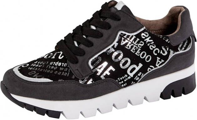 Liva Loop Sneaker met modieuze print Antraciet