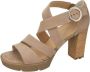 Paul Green 7942 Volwassenen Sandalen met hak Wit beige - Thumbnail 3