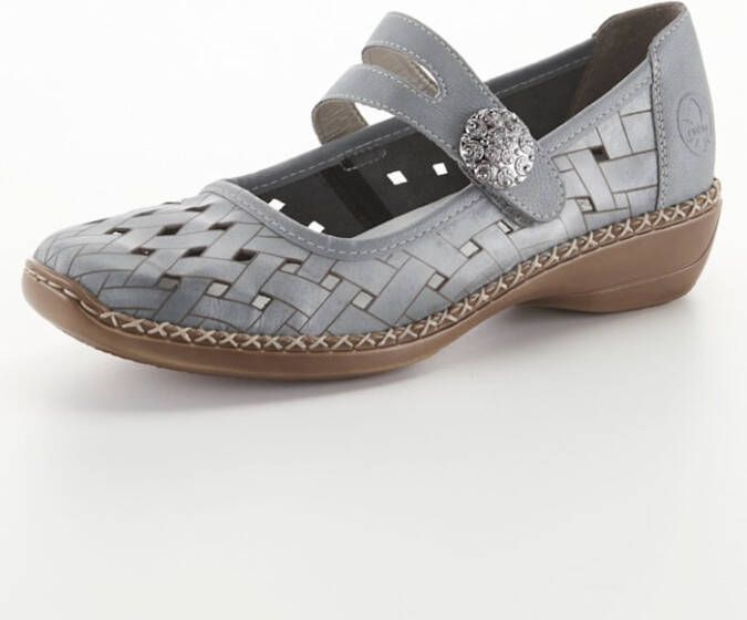 Taschenherz Shopper met perforaties Jeansblauw
