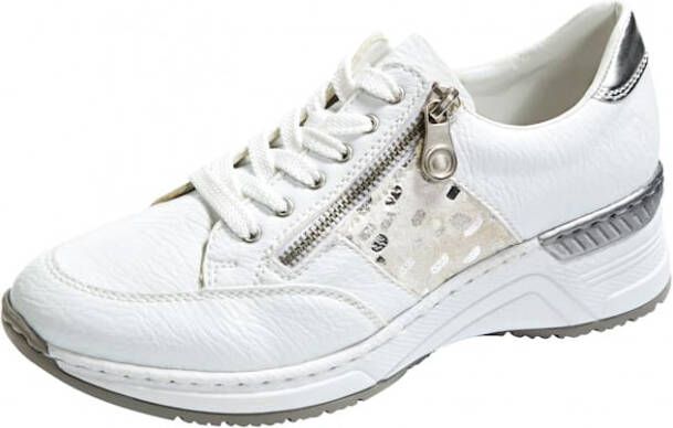 Rieker Sneakers met sleehak veterschoen lage schoen sneaker met losse inlegzool smalle vorm - Foto 7