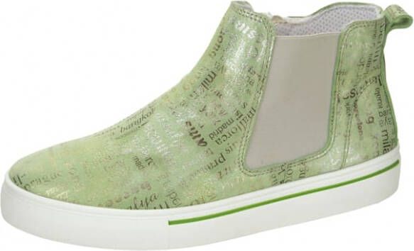 Studio W Chelsea boot in glitterlook Groen