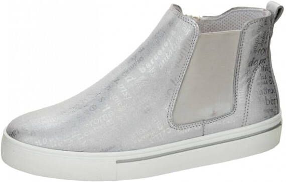 Studio W Chelsea boot in glitterlook Zilverkleur