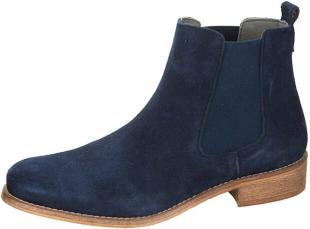 Studio W Chelsea boot met elastische inzetten aan beide kanten Marine