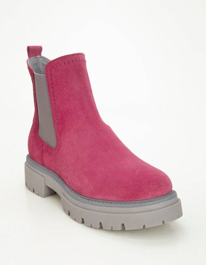 Studio W Chelsea boot met modieuze siernaden Pink