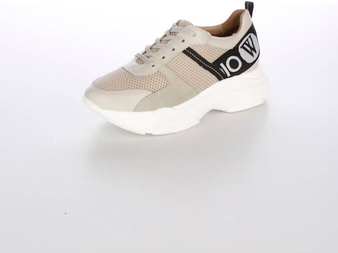 Studio W Sneaker exclusief bij ons! Beige Zwart