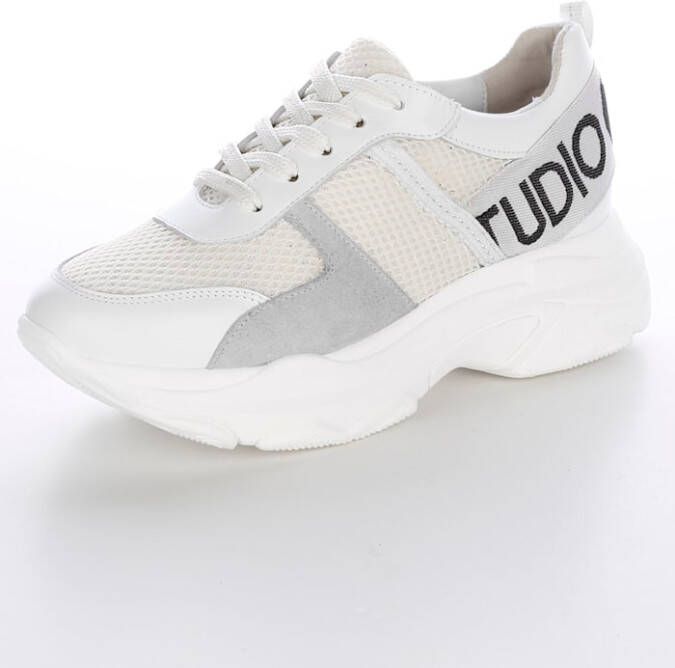 Studio W Sneaker exclusief bij ons! Wit Lichtgrijs