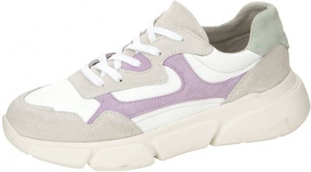 Studio W Sneaker in trendy look Wit Lila Mint