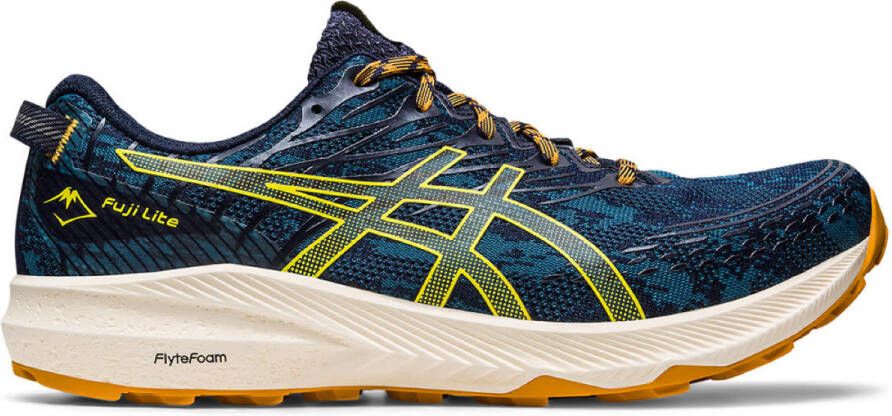 ASICS Fuji Lite 3 Trailrunningschoenen Ink Teal Golden Yellow Heren - Foto 6