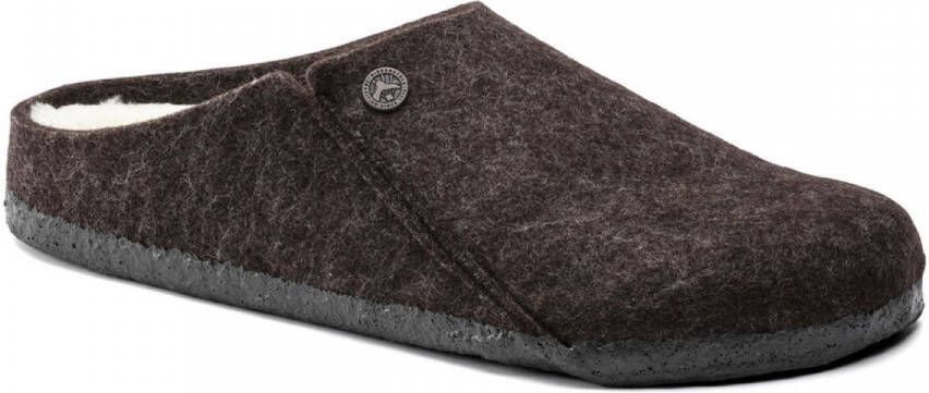 Birkenstock Zermatt Shearling WZ Reg Heren Sloffen Mocha - Schoenen.nl